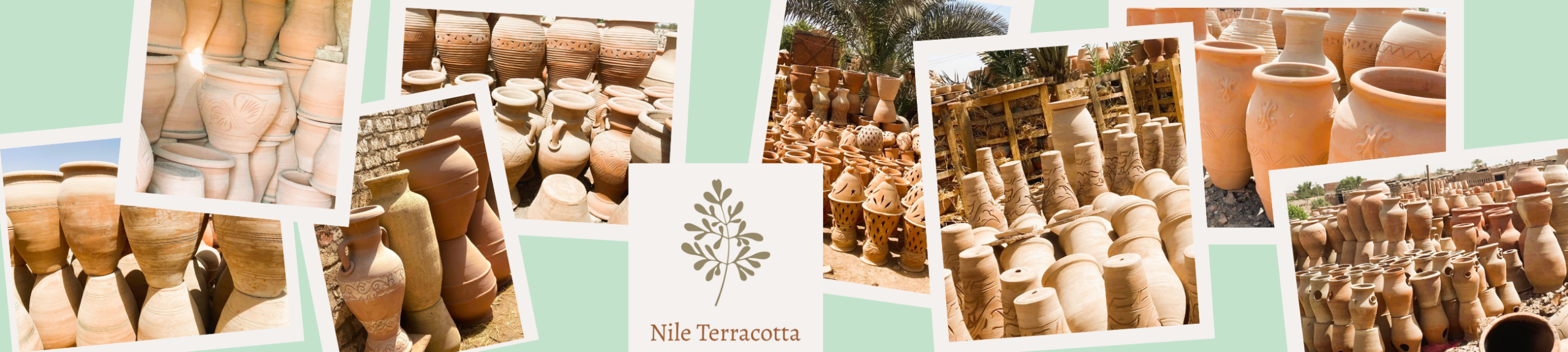 a selection of pots available from Nile Terracotta